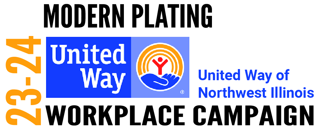 Modern Plating 23-24 Workplace Campaign United Way of Northwest Illinois 