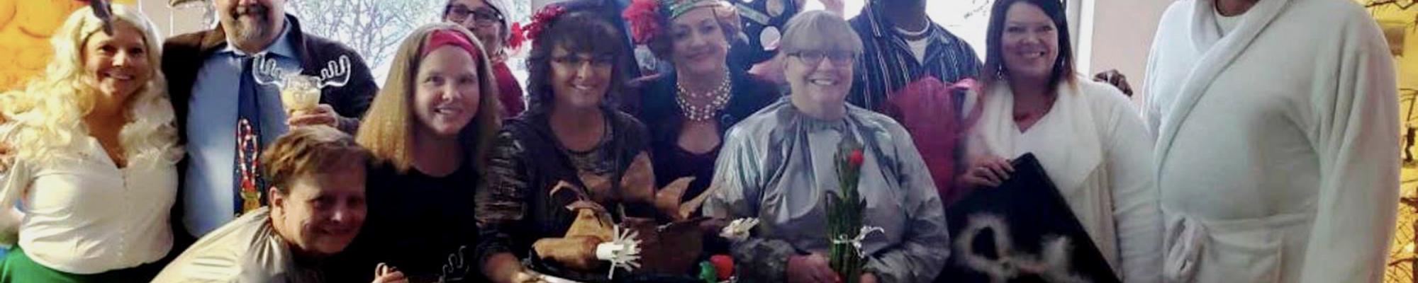 Celebrity Dinner photo of Contact's winning Christmas Vacation themed table