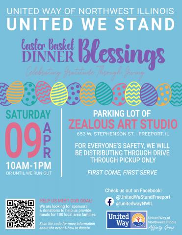 Easter Basket Dinner Blessings Flyer 2022